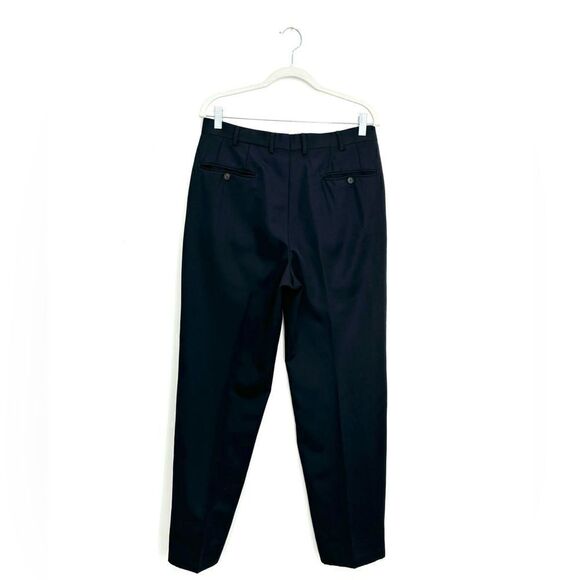 Valentino virgin wool pant suit in navy - Picture 7 of 16